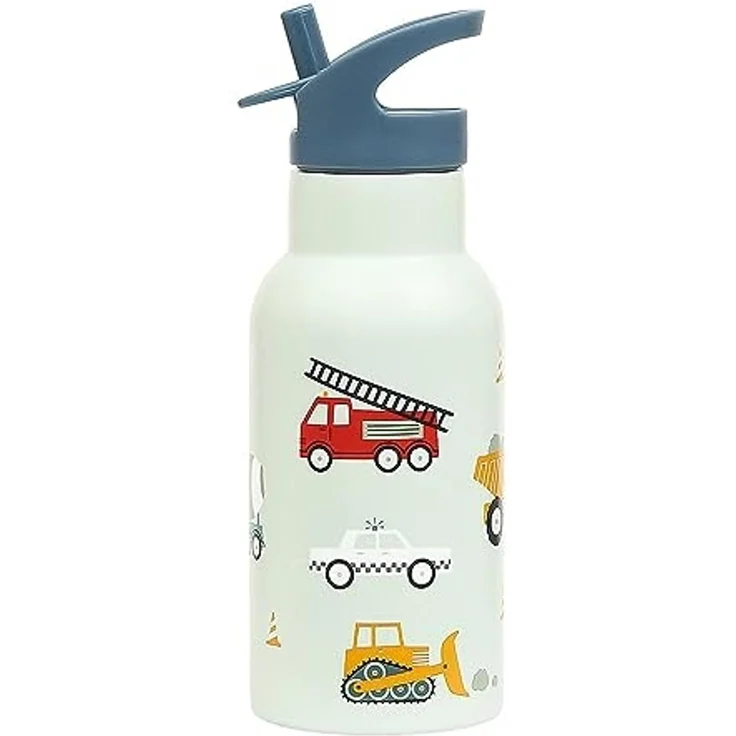 A Little Lovely Company Trinkflasche Edelstahlflasche mit Tiermotiv 350 ml 20 cm hoch – Bild 2