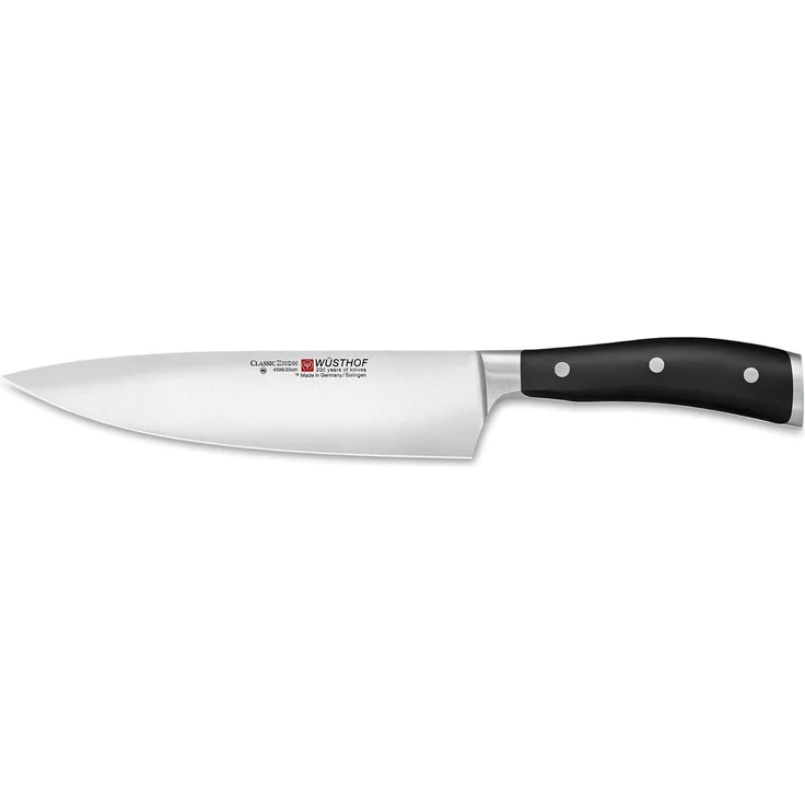 WÜSTHOF Classic Ikon Kochmesser, Länge: 345 mm, Klingenlänge: 200 mm – Bild 1