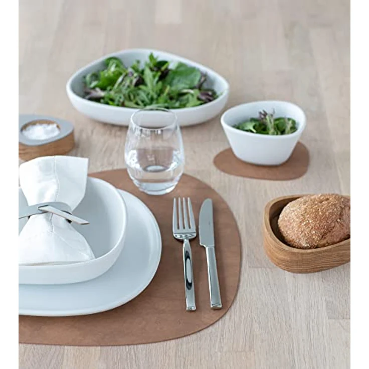 LIND DNA Table Mat Curve L 37x44 cm Nupo Nature – Bild 5
