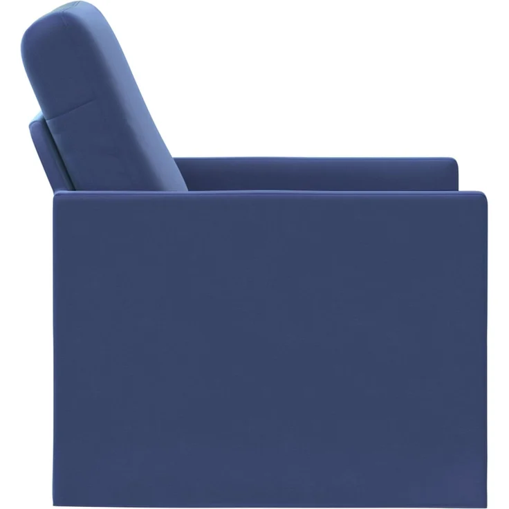 vidaXL Einzelsofa Polizeiblau 70 x 81 x 82 cm Samt (V) 42041033 – Bild 3