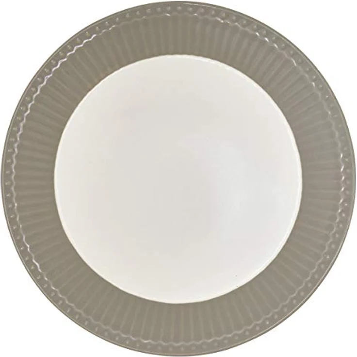Greengate Frühstücksteller Alice Frühstücksteller warm grey 23 cm – Bild 2