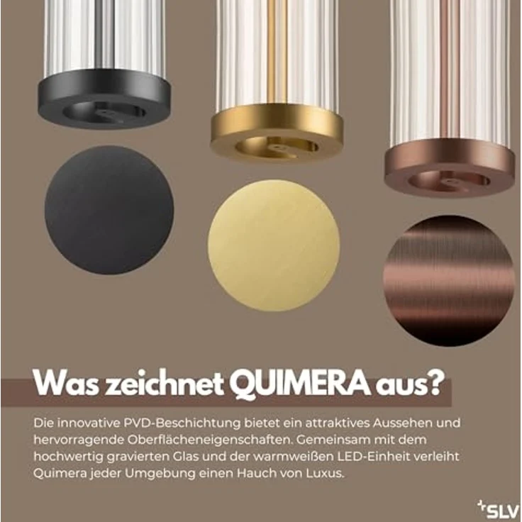 SLV 1008037 QUIMERA Wandaufbauleuchte 2700-3000K PHASE dunkel kupfer – Bild 6