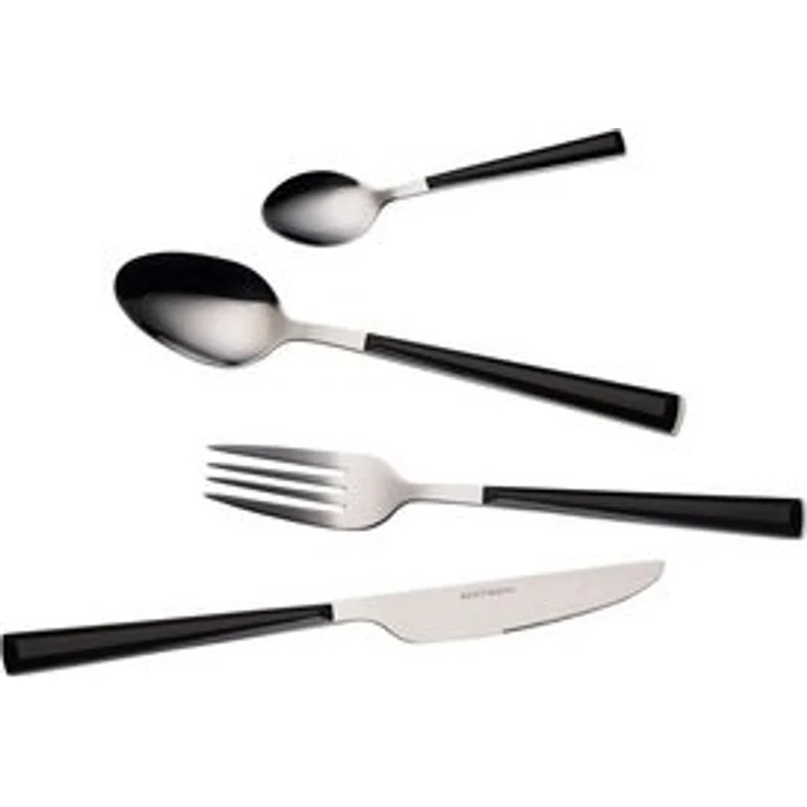 ECHTWERK Besteck-Set Basic (16-tlg), 4 Personen, Edelstahl 18/0, Camping/Picknickbesteck, Kunststoffgriffe – Bild 6