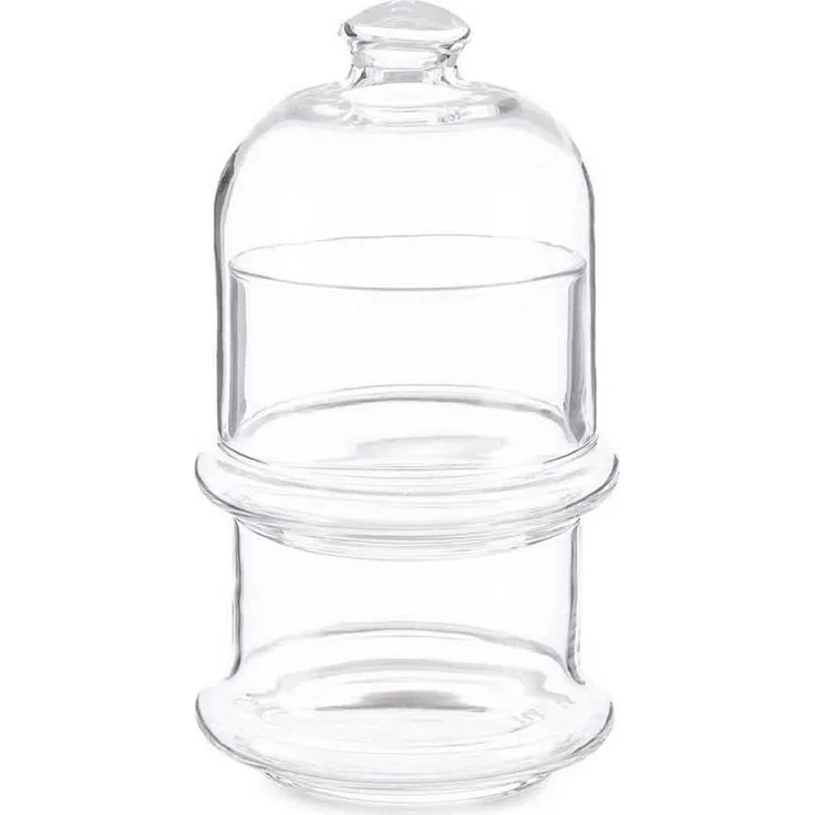 Pasabahce Villa Patisserie 9x16,5x9cm Glas 2er Schalen transparent