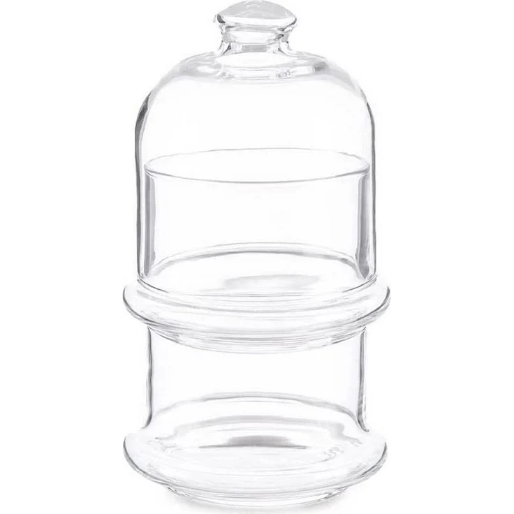 Pasabahce Villa Patisserie 9x16,5x9cm Glas 2er Schalen transparent – Bild 1