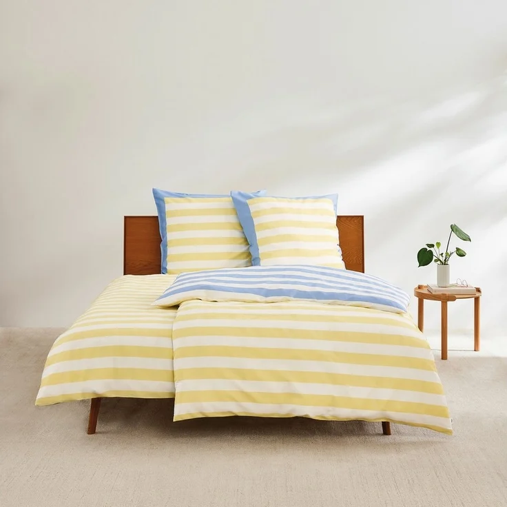 s.Oliver Bettwäsche Satinbettwäsche s.Oliver, Mako-Satin, 2 teilig, Modernes Design – Bild 1