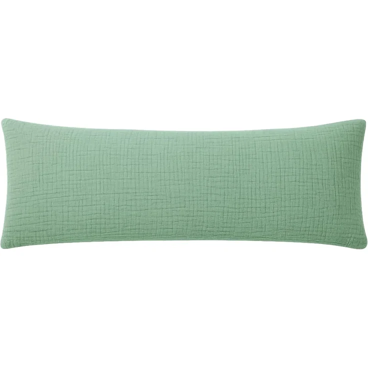 Wolkenfeld Kissenbezug Wolkenfeld Musselin Kissenbezug 40x80 - 80x80 cm mit Reißverschluss, (1 Stück), aus 100% Baumwolle – Weich, Atmungsaktiv & Hautfreundlich