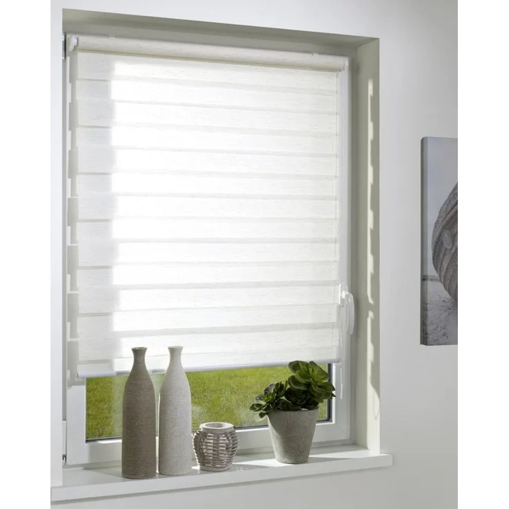 Doppelrollo Duo-Doppelrollo KLEMMFIX, DécoProfi, Lichtschutz, mit Bohren/ohne Bohren, Fenster- oder Wandmontage – Bild 3