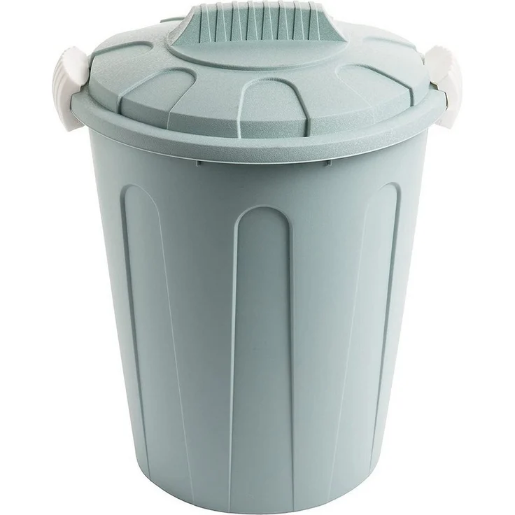 2friends Mülleimer 3er Set Maxi-Tonne Mülleimer farbig mit Deckel 23 Liter, mit cleveren Griffverschluss – Bild 3