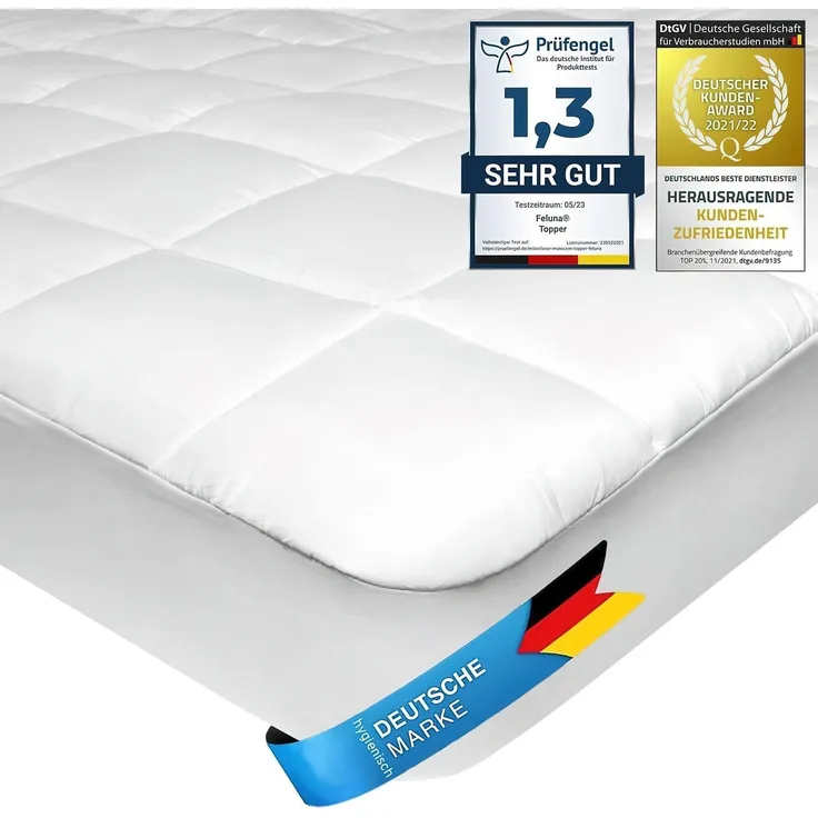 Matratzenschoner Soft-Touch Matratzentopper – Luxuriös, weich & komfortabel Feluna, Soft-Touch