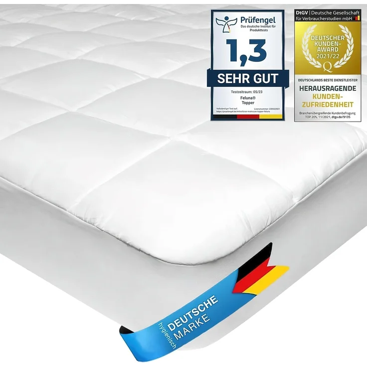Matratzenschoner Soft-Touch Matratzentopper – Luxuriös, weich & komfortabel Feluna, Soft-Touch – Bild 1