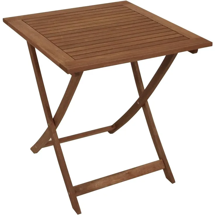 Klapptisch CORDOBA 70x70 cm, Eukalyptus geölt