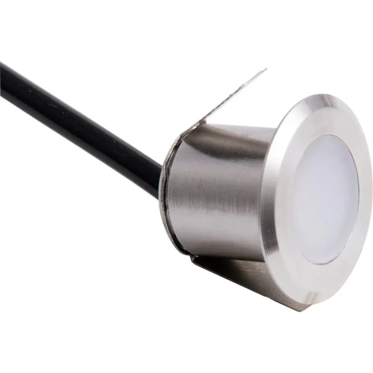 Heitronic Nr. 30389-HE LED Bodeneinbaustrahler Kelheim edelstahl 20mm 2900K