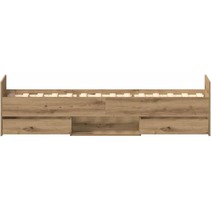 vidaXL Bettrahmen Artisan-Eiche 193 x 78 x 50 cm Holzwerkstoff 3329307 – Bild 7