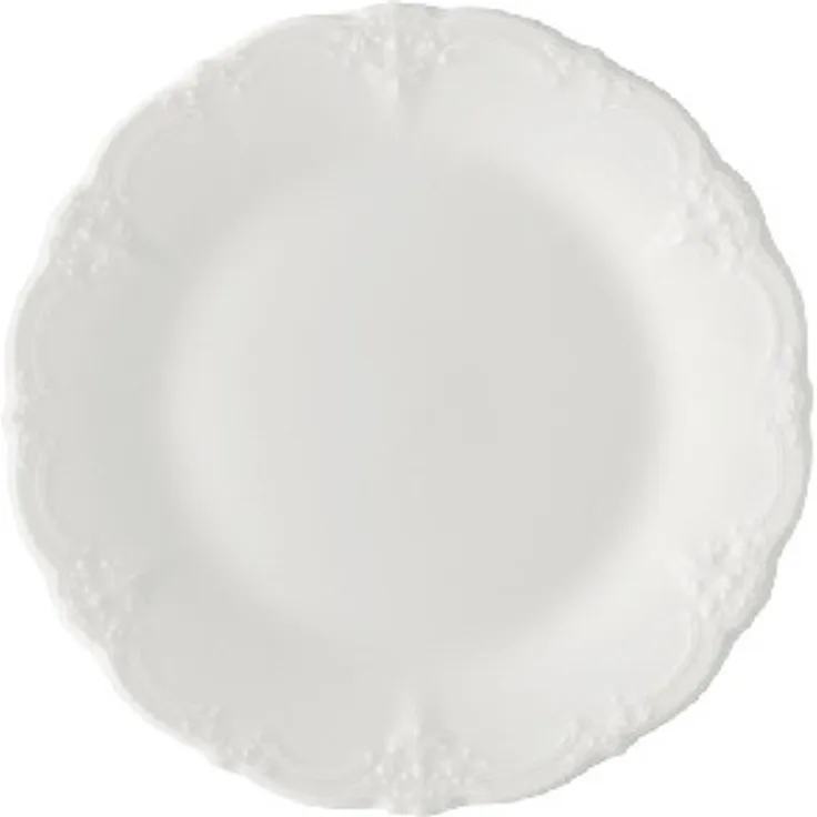 Brotteller 17 cm/Fa Baronesse Weiss Hutschenreuther Brotteller - Mikrowelle geeignet, Spülmaschinenfest