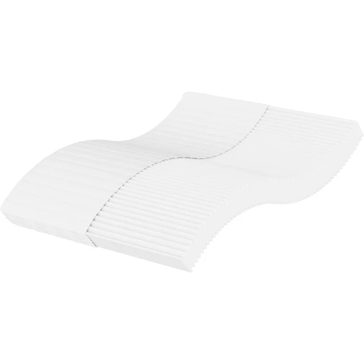 vidaXL Schaumstoffmatratze Weiß 120x210 cm Härtegrad H2 H3 4016633 – Bild 1