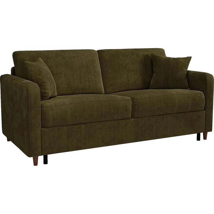 Vente-unique - MASITIA - Schlafsofa - Holz, Platte - Holz - Khaki - 180 x 95 x 90 cm – Bild 4