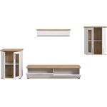 Wohnkombination (B/H/T: 316x161x40 cm) in Sibiu Lärche Nachbildung