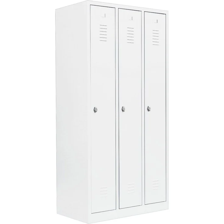 Steelboxx Spind für 3 Personen Kleiderspind Personalschrank 180x88,5x50cm (1-St) Komplett verschweißt und montiert- keine Montage erforderlich – Bild 3