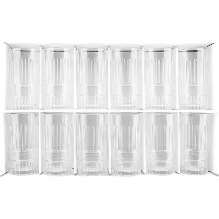 12er Set Glas Trinkgläser - Robust, vielseitig & stilvoll – Bild 4