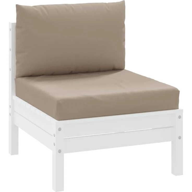 vidaXL Palettenkissen 2-tlg. Taupe Oxford-Gewebe – Bild 2