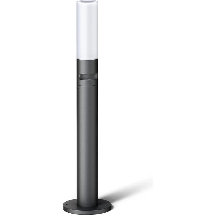 LED-Wegeleuchte GL 65 S, Gartenleuchte mit 180° Bewegungsmelder, Aluminium, Opalglas, 8,7 W, Softlichtstart, Nachtlicht – Bild 1