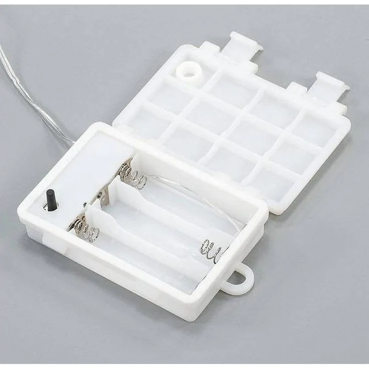 Nipach LED-Lichtervorhang XA11136 Lichtervorhang Eiszapfen 8er kw Batterie – Bild 3