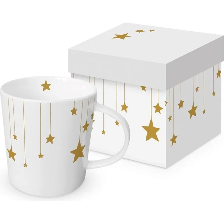 Paperproducts Trend Mug Stars on Canvas white