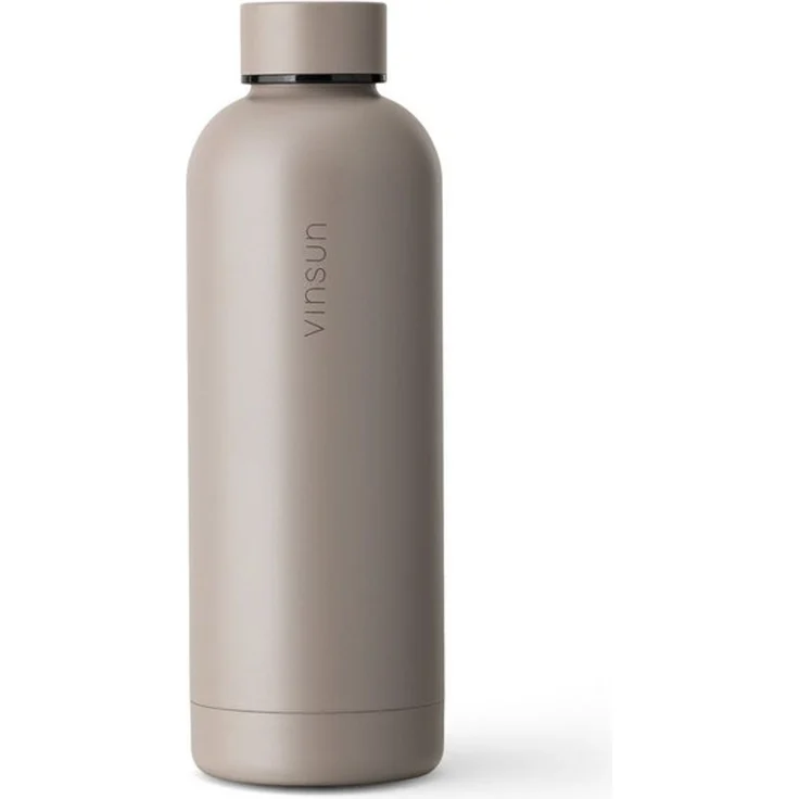 Vinsun Isolierflasche Edelstahl Flasche 500ml, Thermoflasche Kohlensäure geeignet, BPA frei, Auslaufsicher, doppelwandig, bruchsicher, geruchs- & geschmacksneutral – Bild 4