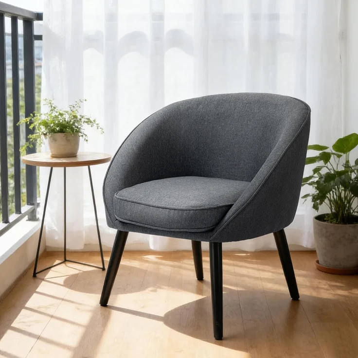 HOMCOM Esszimmerstuhl Esszimmerstuhl mit abnehmbarem Bezug – Bild 7