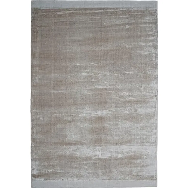 Consilio Concept Teppich Bamboo, Beige, 100% Bambusseide Viskose, Rechteckig 80x150 cm, Oeko-Tex® Standard 100, Fußbodenheizung geeignet, Handgefertigt, Vintage Design