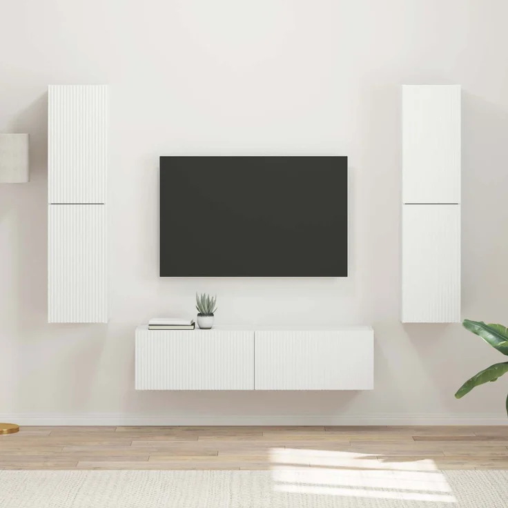 vidaXL TV-Schrankset 6 stk. 31 x 30 x 60 cm Weiß 3409123 – Bild 1