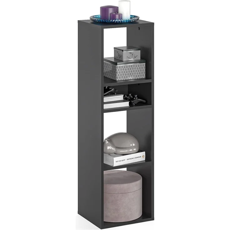KOMTO Bücherregal RIM3 Regal Standregal Würfelregal für Kinderzimmer, Büroregal Bücherschrank Regal Wohnzimmer 33,8 х 30,7 х 112,5 cm – Bild 1