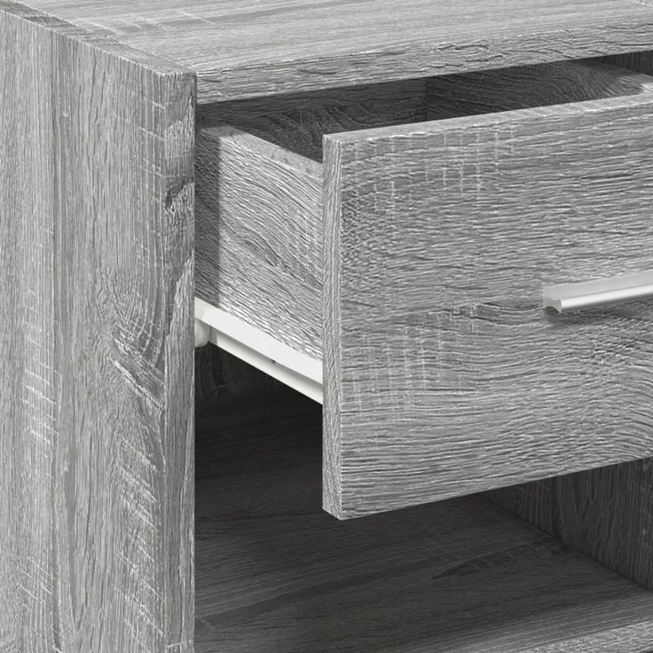 vidaXL Sideboard Grau Sonoma 45x42,5x93 cm Holzwerkstoff 846325 – Bild 8