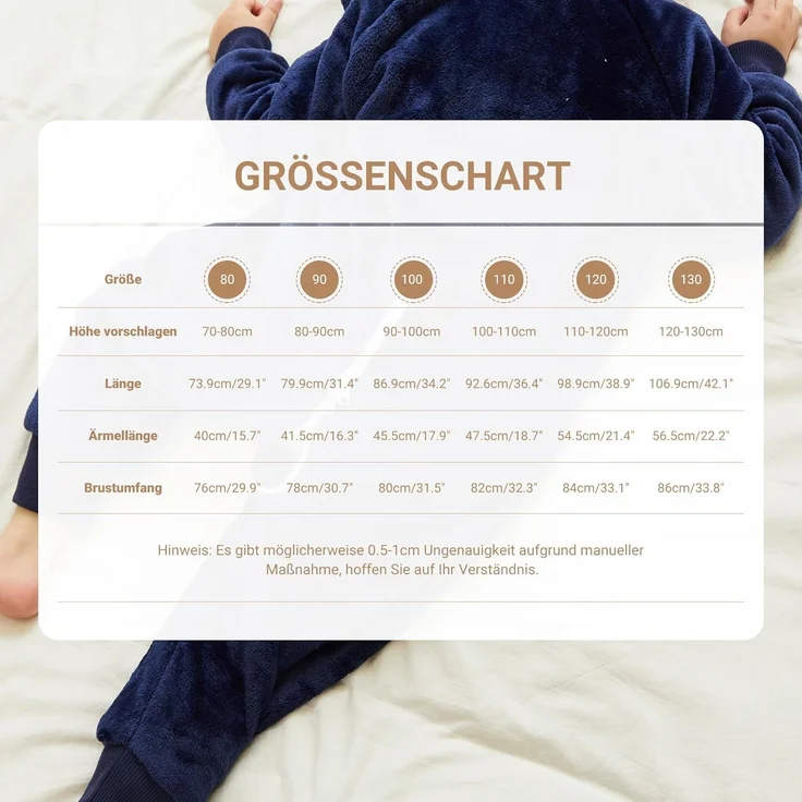 XQ&XG Baby Schlafsack mit Füßen 2.0 Tog,Kinderschlafsack mit langen Ärmeln,Schlafsack Kinder mit Beinen für mädchen und Junge,Eule,130 – Bild 3