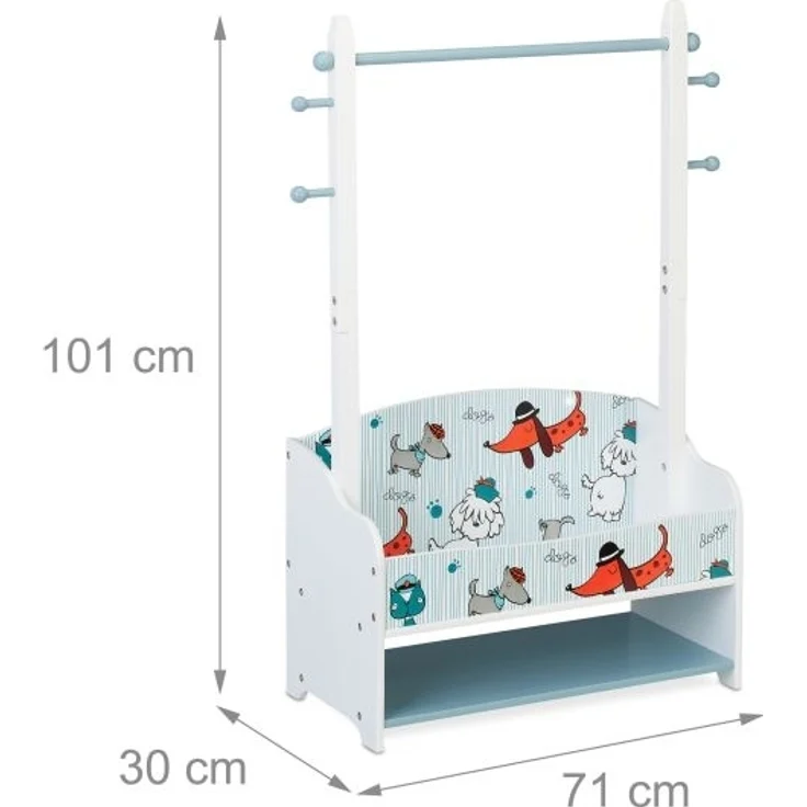 Kleiderständer für Kinder Hunde-Motiv 10037740 – Bild 4