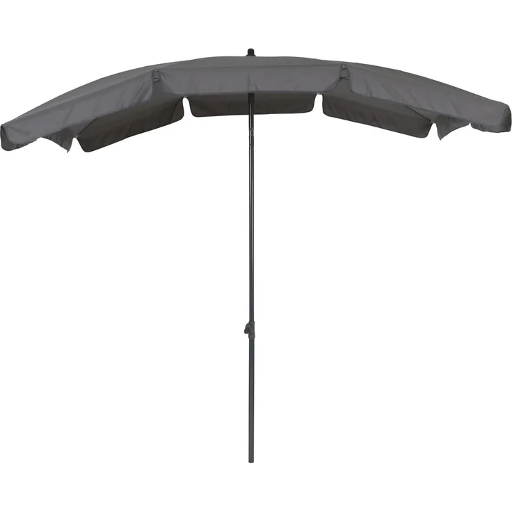 greemotion Sonnenschirm mit UV-Schutz - Balkonschirm in Anthrazit-Grau - Gartenschirm knickbar - Terrassenschirm rechteckig - Outdoor-Schirm für Balkon, Terrasse & Garten