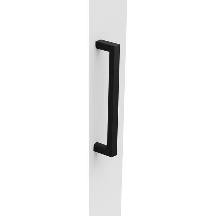 Carryhome 'MULTISTAURAUM' Kommode Dekor weiß matt, Holznachbildung weiß, 45 x 83 x 40 cm, Türanschlag wechselbar – Bild 3