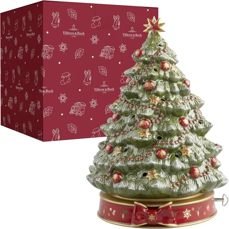 Villeroy & Boch Toy's Delight Weihnachtsbaum mit Spieluhr 33 cm