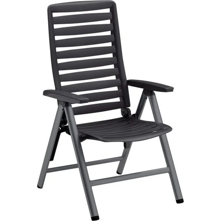 Kettler Multipositionssessel WAVE Klappsessel Grau Anthrazit – Bild 4