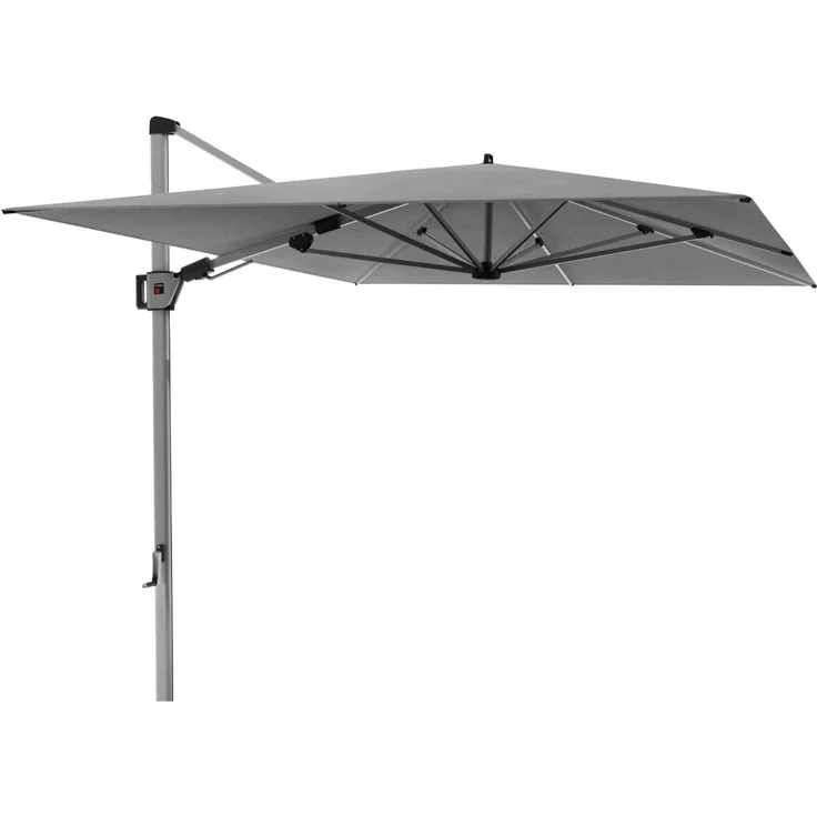 Knirps Sonnenschirm / Ampelschirm "Hyperion Prestige 330x240", stone, 330x240 cm – Bild 1
