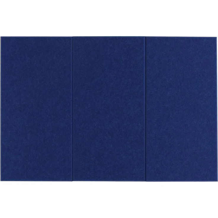 6er-Set Akustikwandpaneel HWC-L52, Wandpaneele Akustikplatten, schalldämmend 1qm Fläche 60x30cm ~ dunkelblau – Bild 4