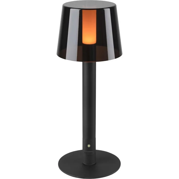 SLV TAHA Leuchten-Set, Akku, IP65, 2700K, dimmbar, schwarz - Ambiente- Tisch- und Standleuchten
