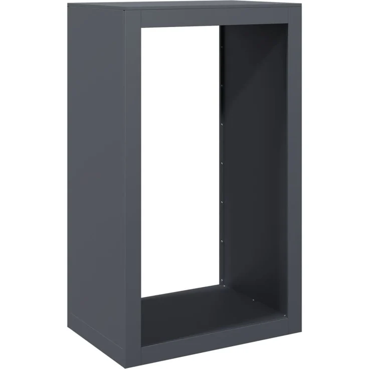 vidaXL Brennholzregal Anthrazit 60x40x100 cm Stahl 850991 – Bild 1