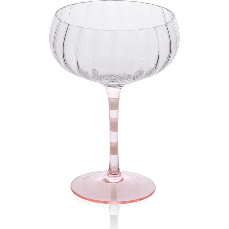 Hermia Concept 'BRD0155 - 4'lü' Eisbecher-Set (4-teilig), Rosa / Weiß, 11 x 11 x 15 cm, 240 ml – Bild 3