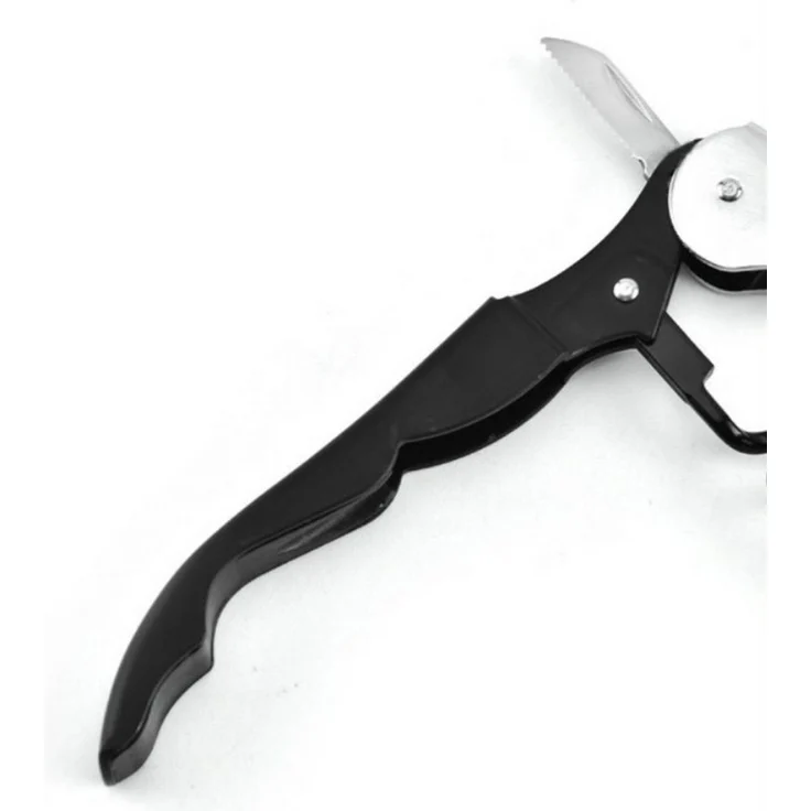 BAYLI Pizzaschneider 3er Set - 12cm Korkenzieher Wein aus Edelstahl Kellnermesser Wein – Bild 3