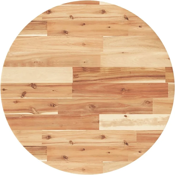 vidaXL Tischplatte Rund Ø60x2 cm Massivholz Akazie 4008696 – Bild 2