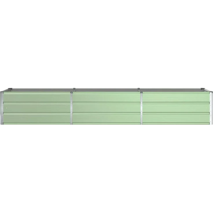 Pflanzkübel, Blumentopf, Hochbeet Pastellgrün 480 x 50 x 45 cm Verzinkter Stahl – Bild 4