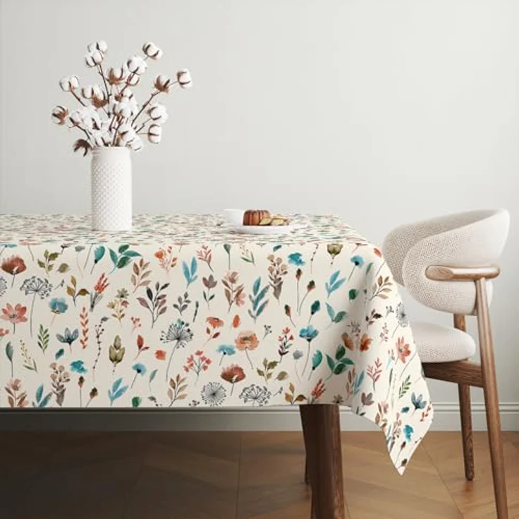 Martina Home Tischdecke, Wachstuch, Garten, Beige, 180x140 cm – Bild 3