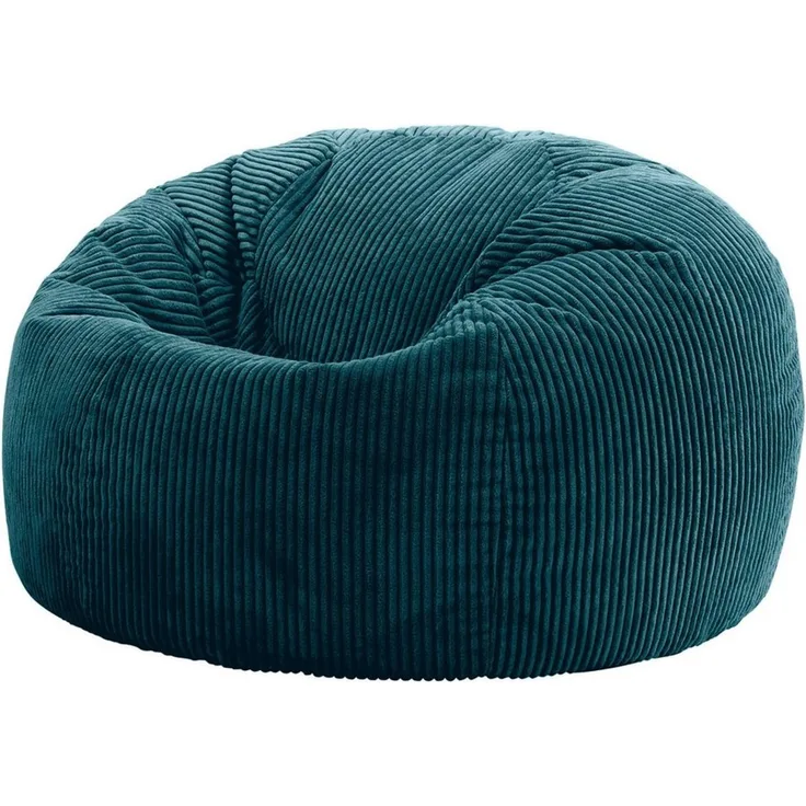 icon Klassischer Sitzsack „Kingston“, Cord, Groß, Sitzsäcke für das Wohnzimmer, Schlafzimmer, Sitzsack-Sessel für Erwachsene